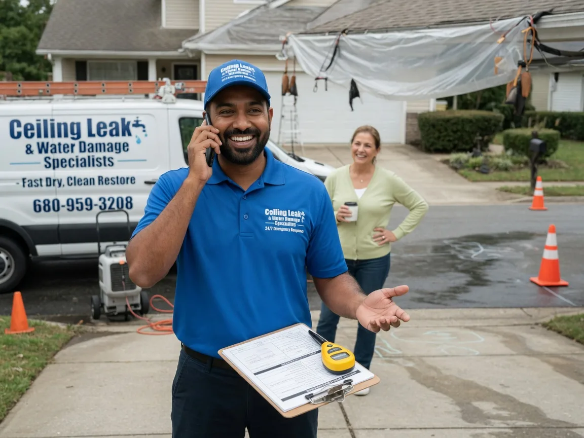 Ceiling Leak Cleanup Brooklyn, MD FAQs